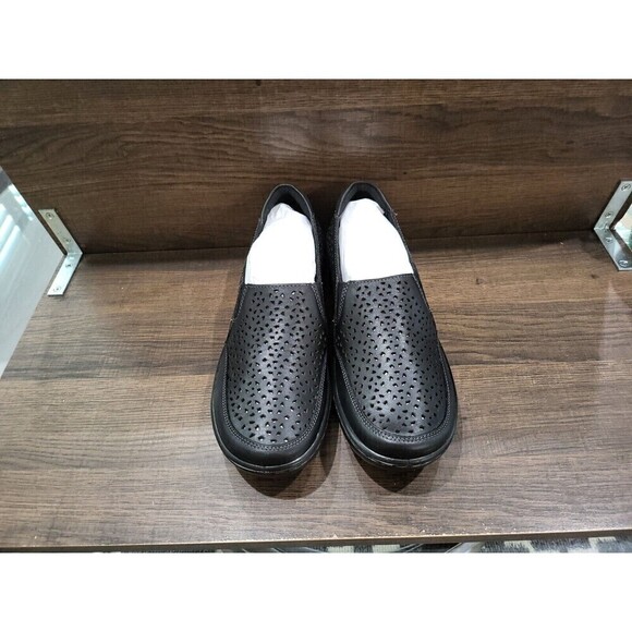 Clarks Women's Collection Cora Sky Flats Black Leather 8.5N New - Picture 7 of 10